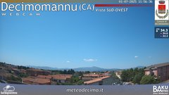 view from Decimomannu on 2025-07-01