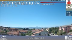 view from Decimomannu on 2026-04-26