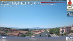 view from Decimomannu on 2026-07-24