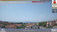 view from Decimomannu on 2026-07-25