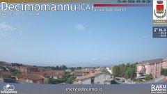 view from Decimomannu on 2026-08-25