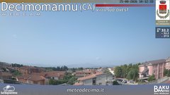 view from Decimomannu on 2026-08-25