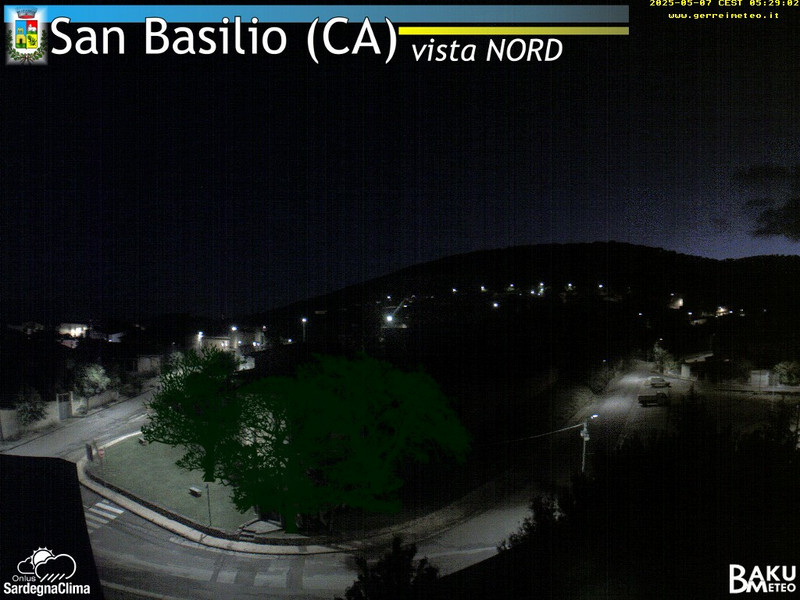 time-lapse frame, San Basilio webcam