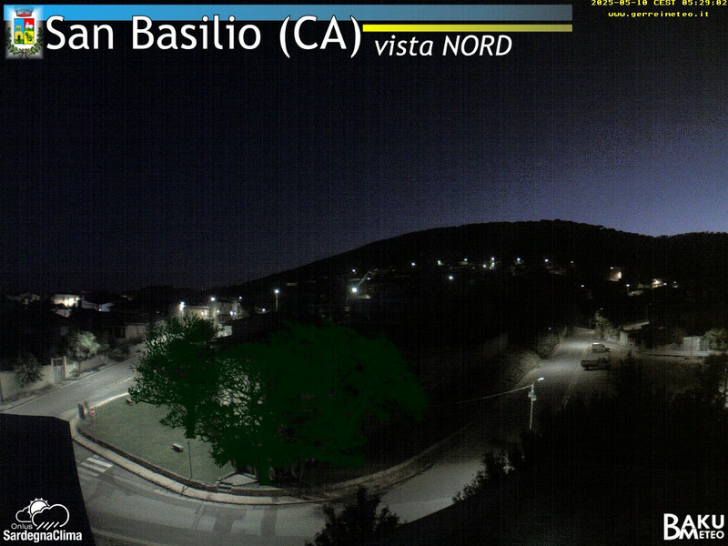 time-lapse frame, San Basilio webcam