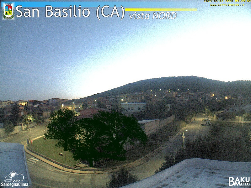 time-lapse frame, San Basilio webcam