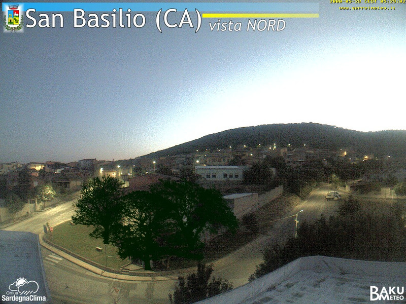 time-lapse frame, San Basilio webcam