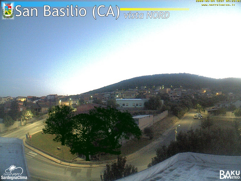time-lapse frame, San Basilio webcam