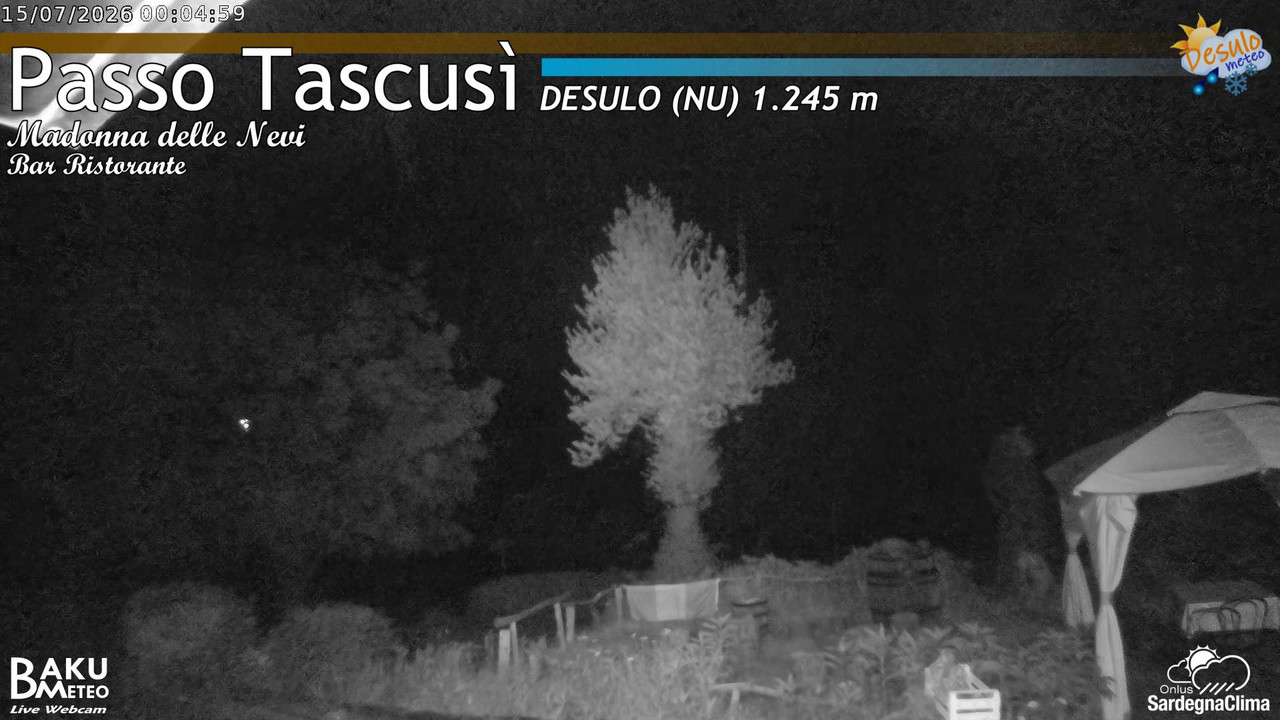 time-lapse frame, Tascusì webcam
