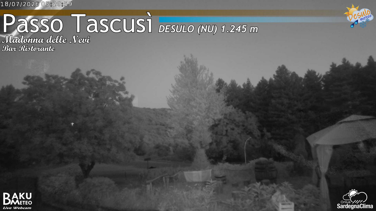 time-lapse frame, Tascusì webcam