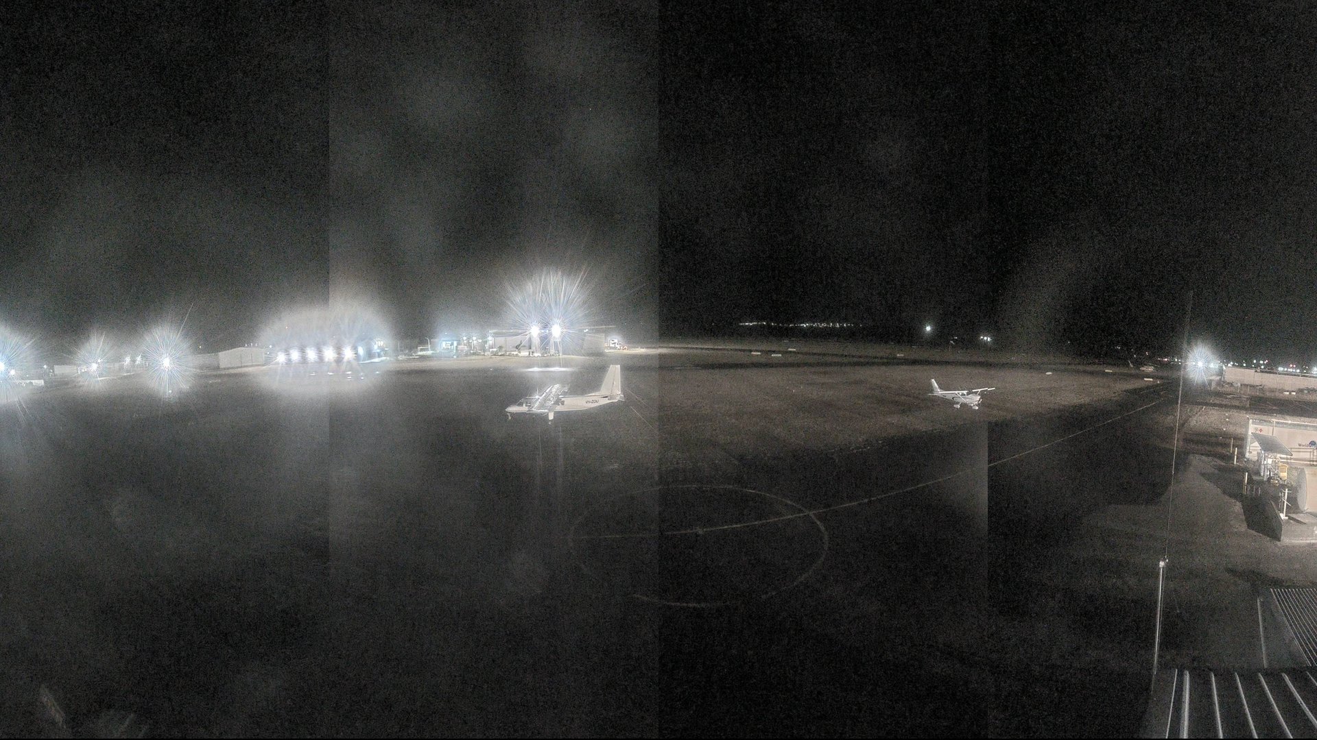 time-lapse frame, Cambridge Airport webcam