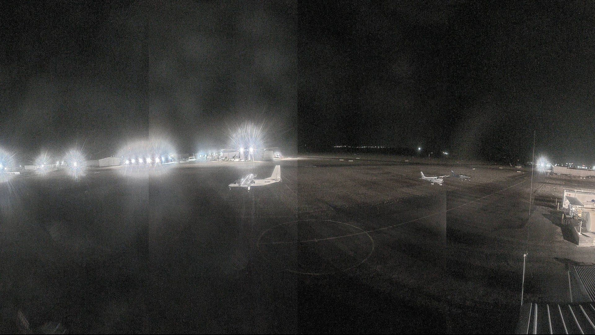 time-lapse frame, Cambridge Airport webcam