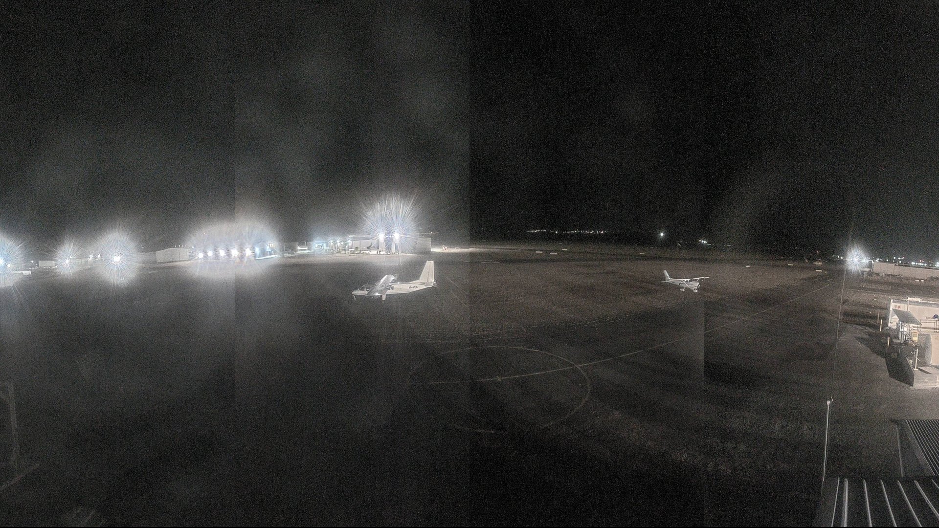 time-lapse frame, Cambridge Airport webcam