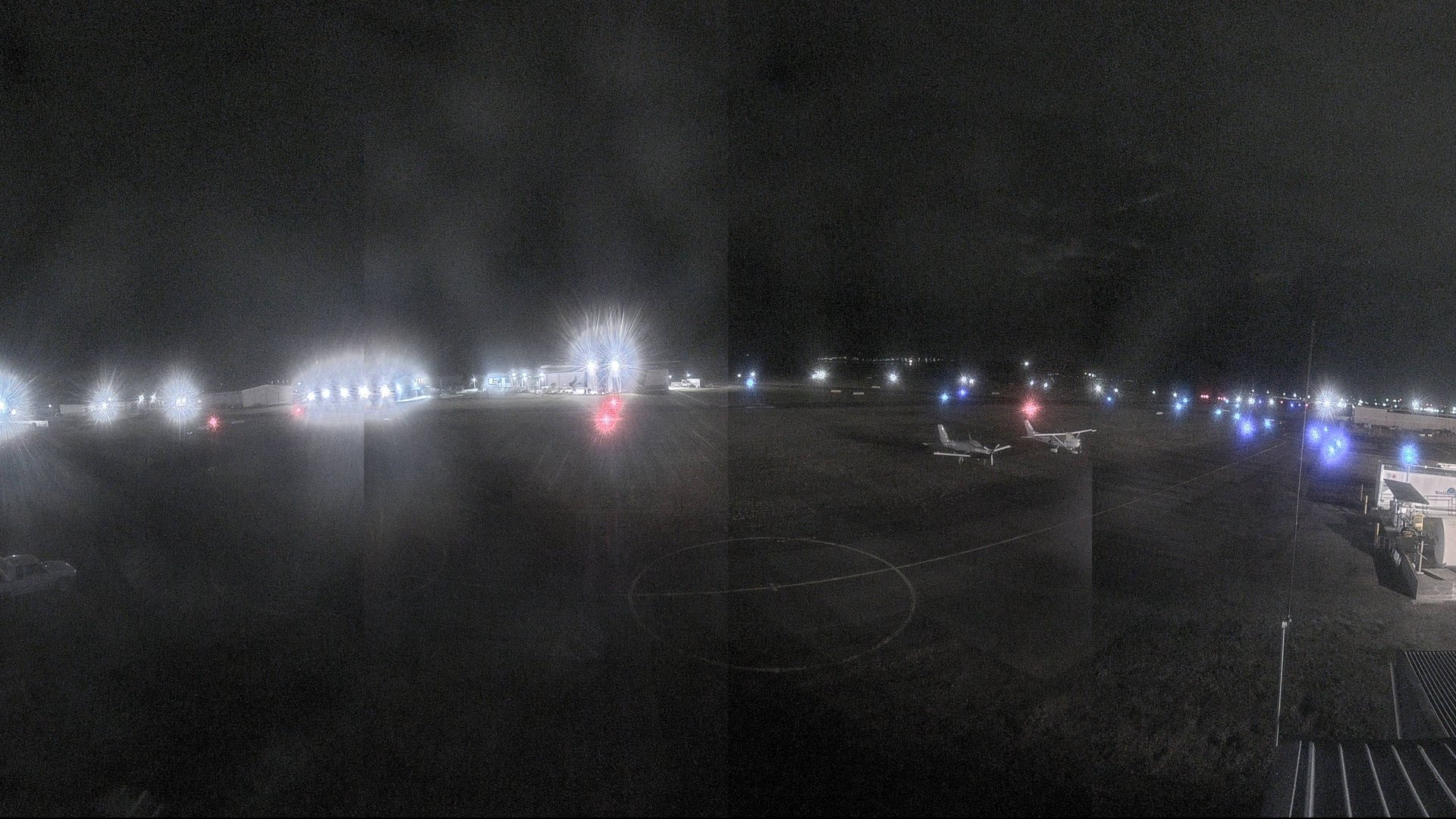 time-lapse frame, Cambridge Airport webcam