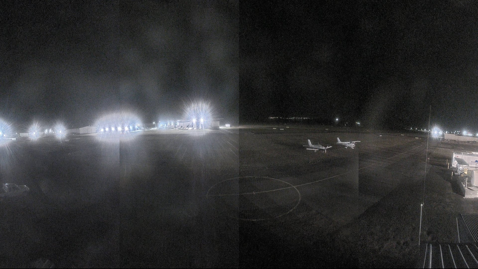 time-lapse frame, Cambridge Airport webcam