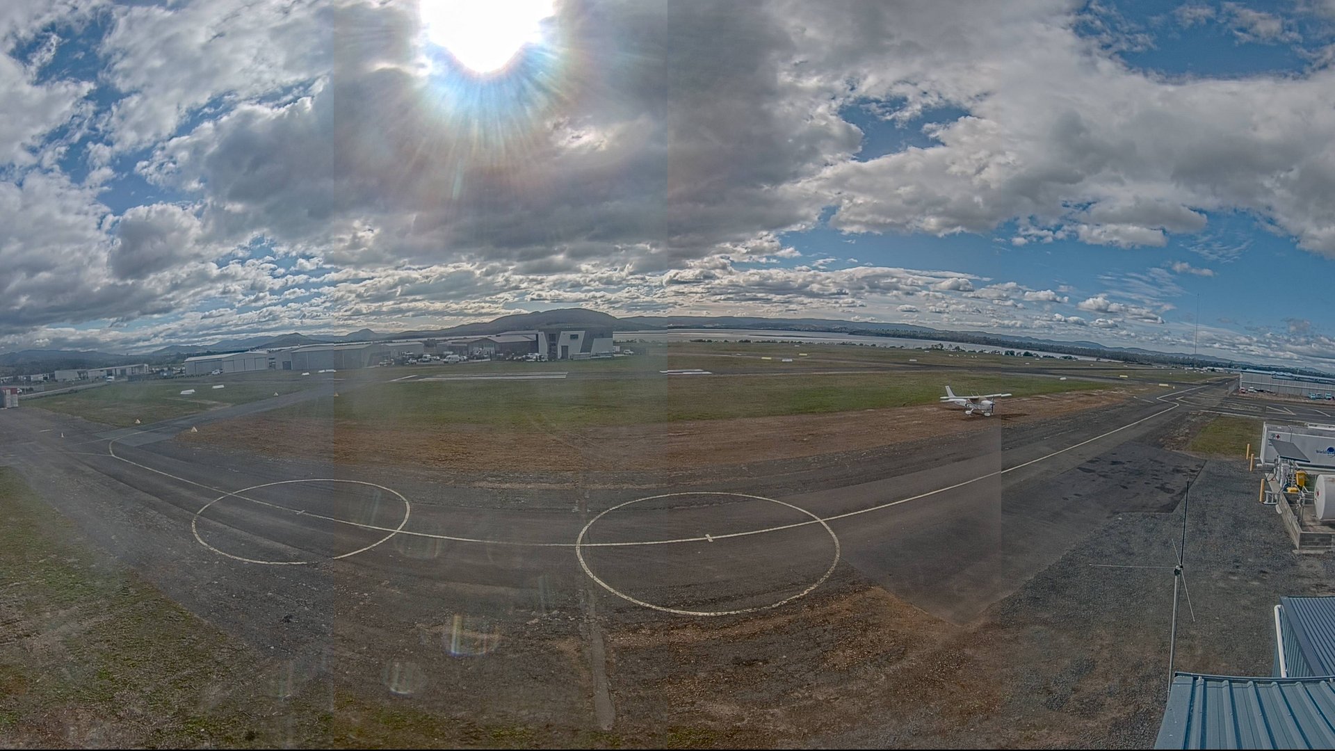view from Cambridge Airport on 2026-08-24