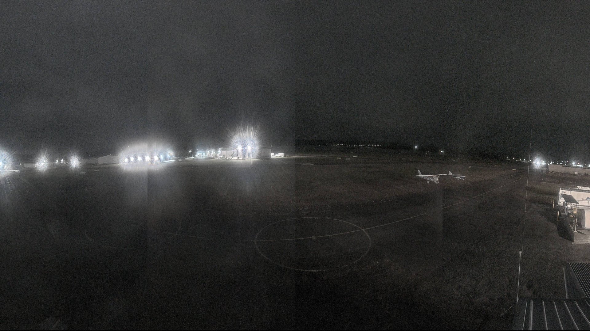 time-lapse frame, Cambridge Airport webcam