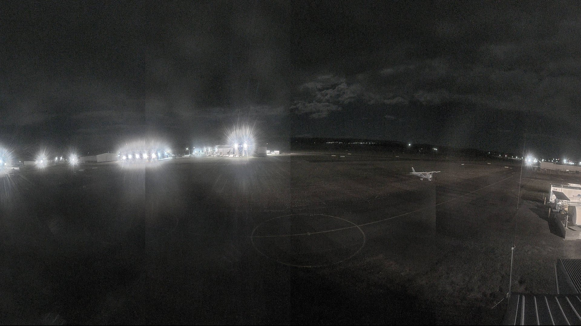 time-lapse frame, Cambridge Airport webcam