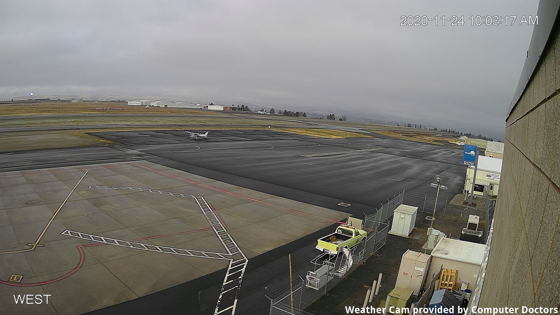time-lapse frame, West webcam