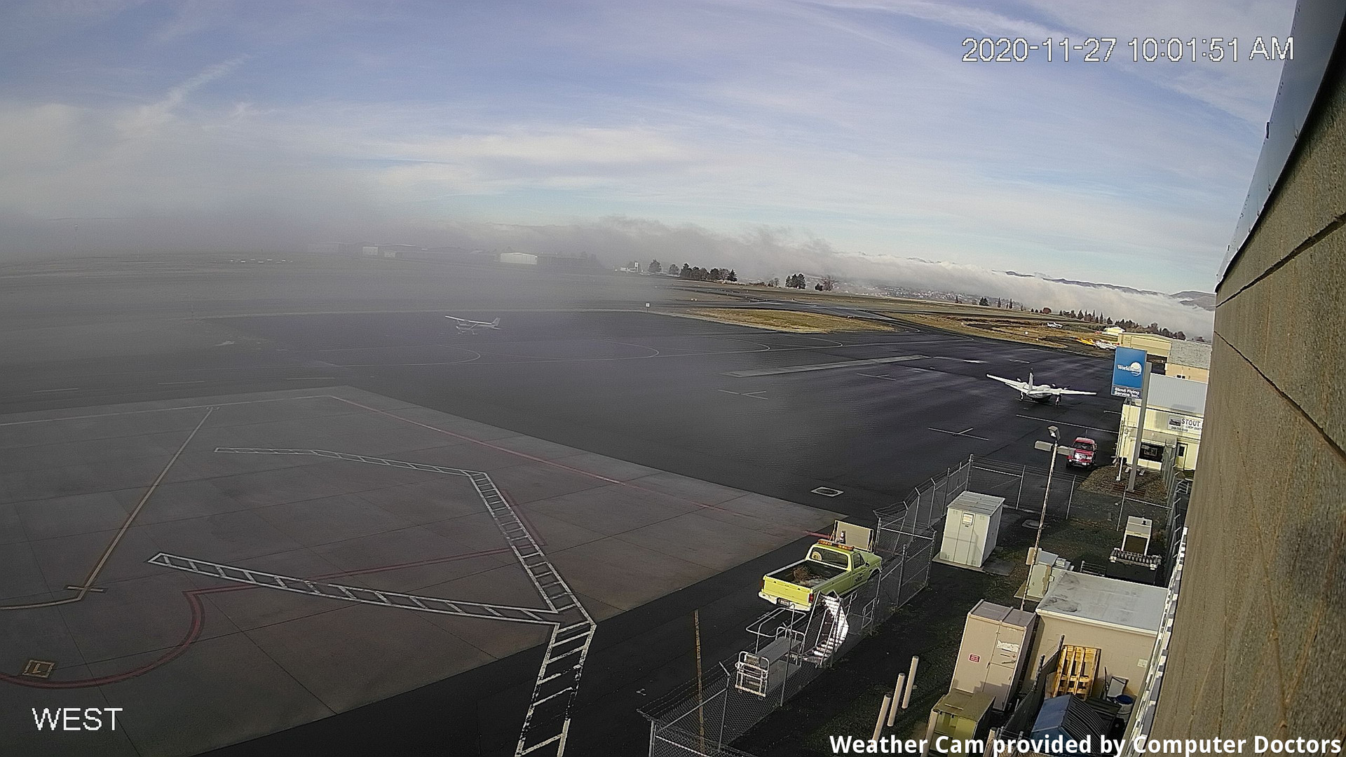 time-lapse frame, West webcam
