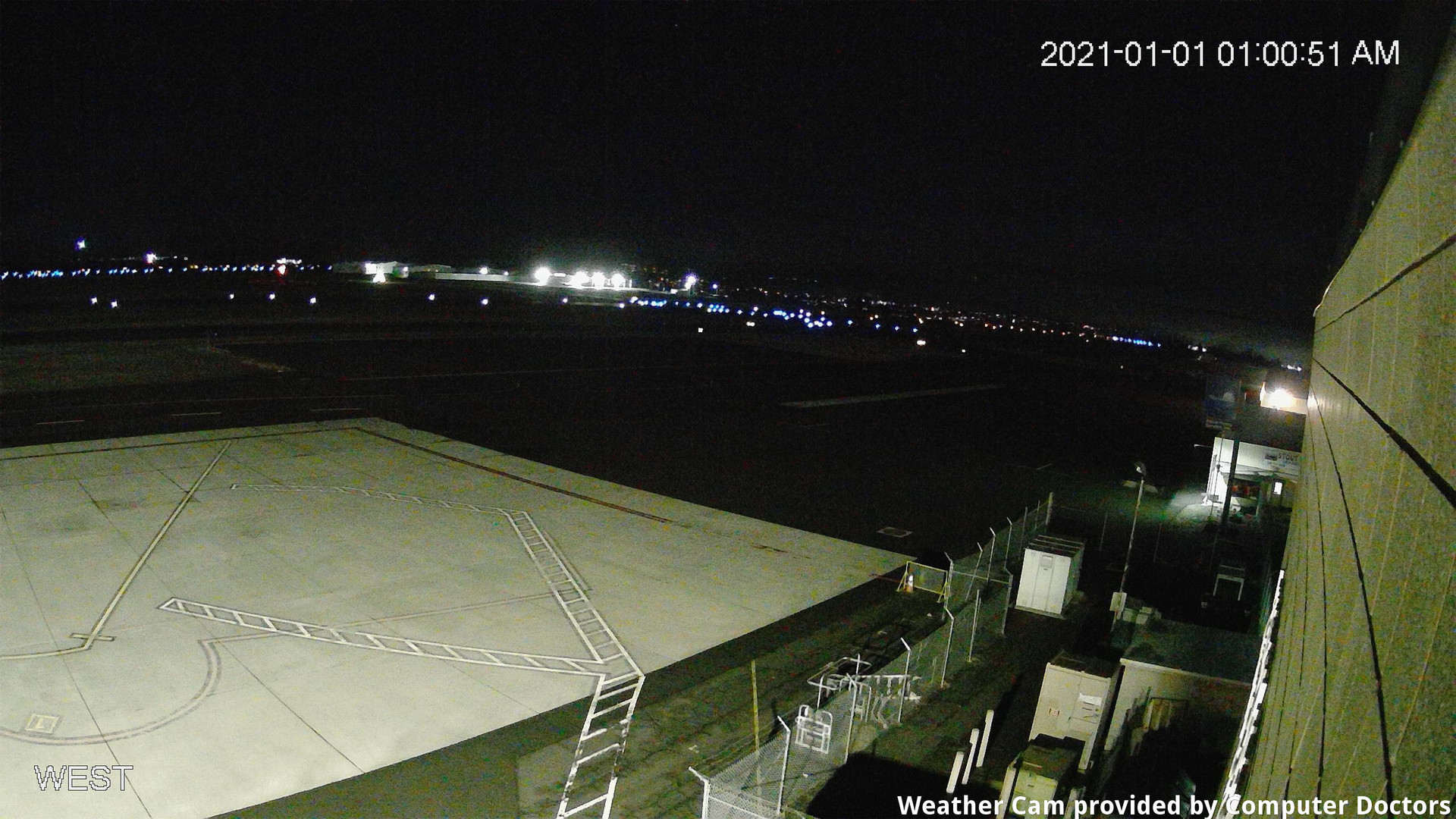 time-lapse frame, West webcam