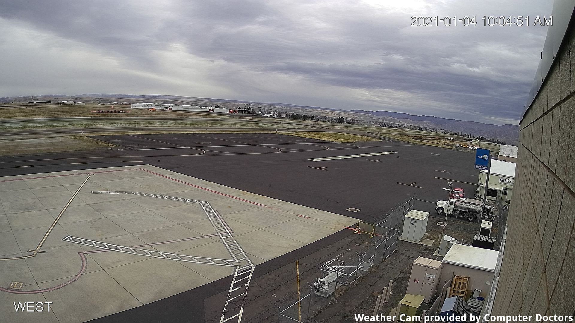 time-lapse frame, West webcam
