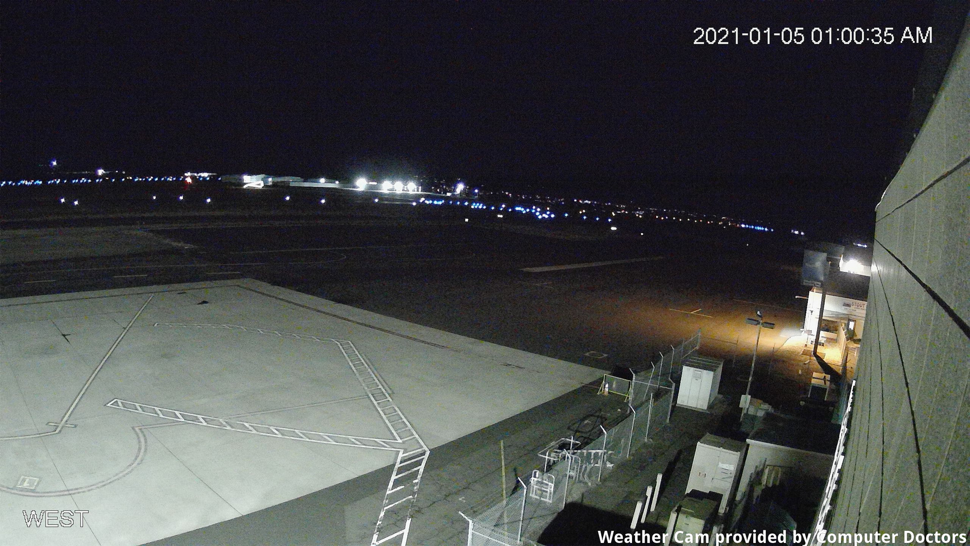 time-lapse frame, West webcam