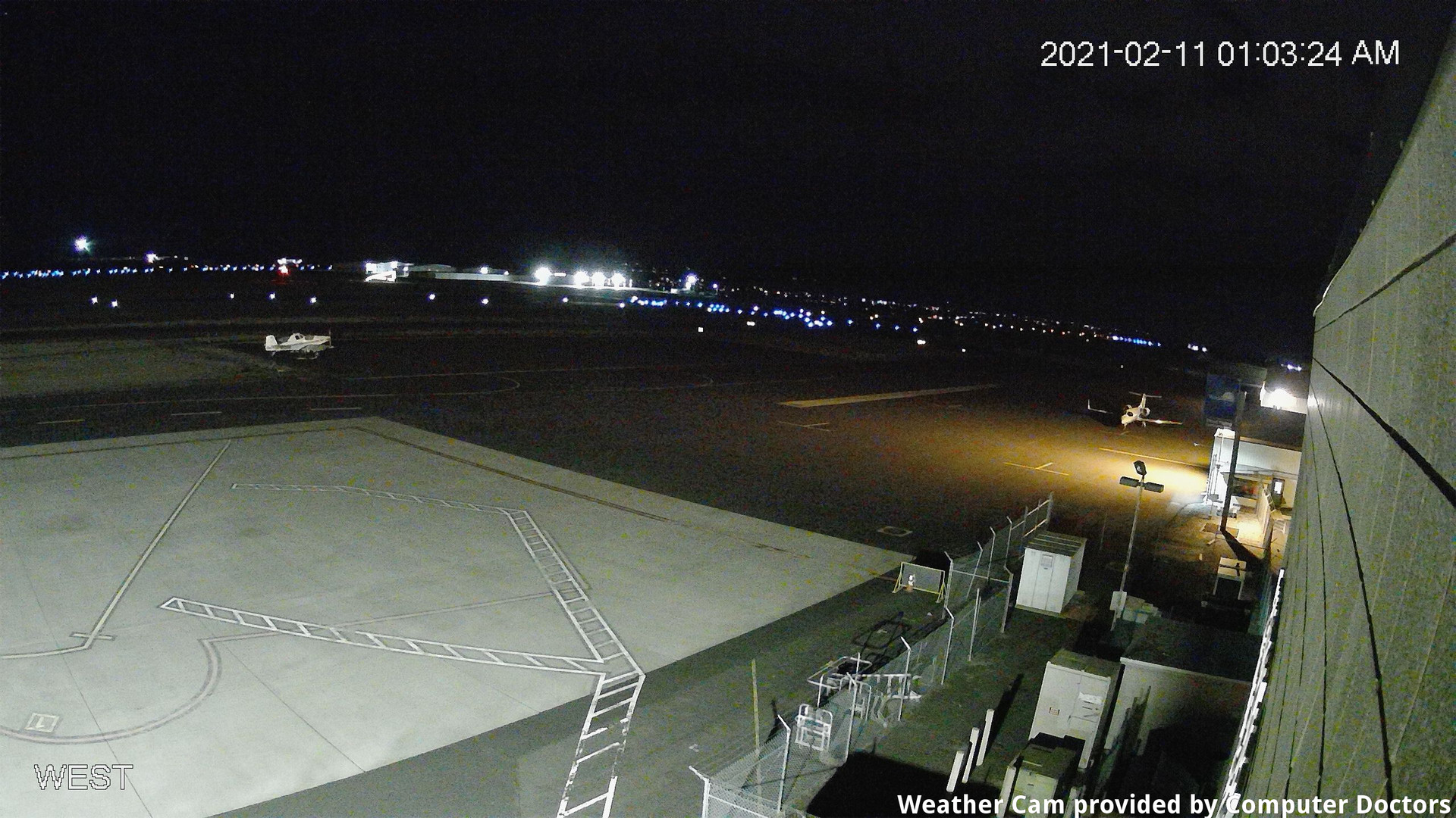 time-lapse frame, West webcam