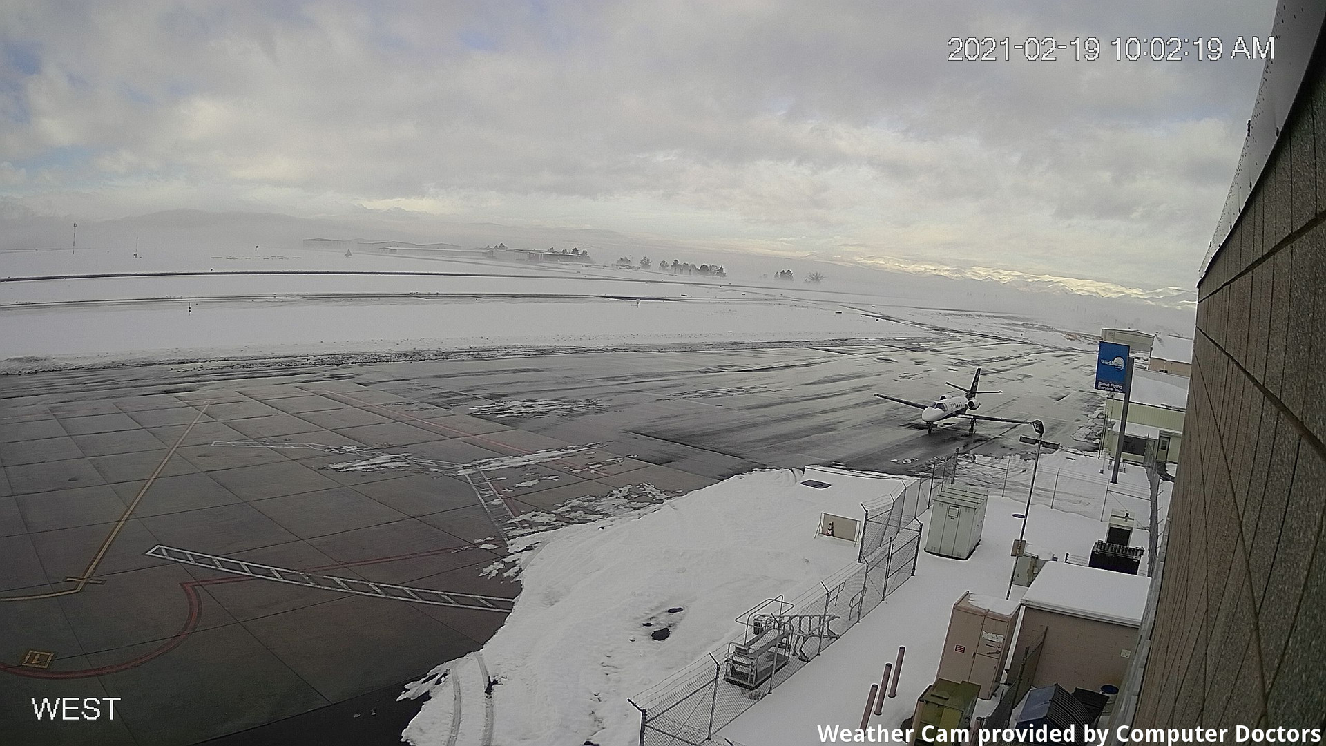 time-lapse frame, West webcam