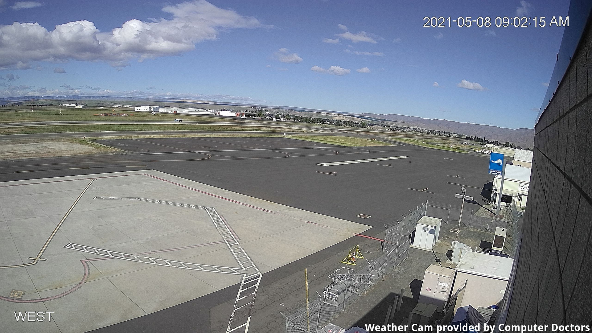 time-lapse frame, West webcam