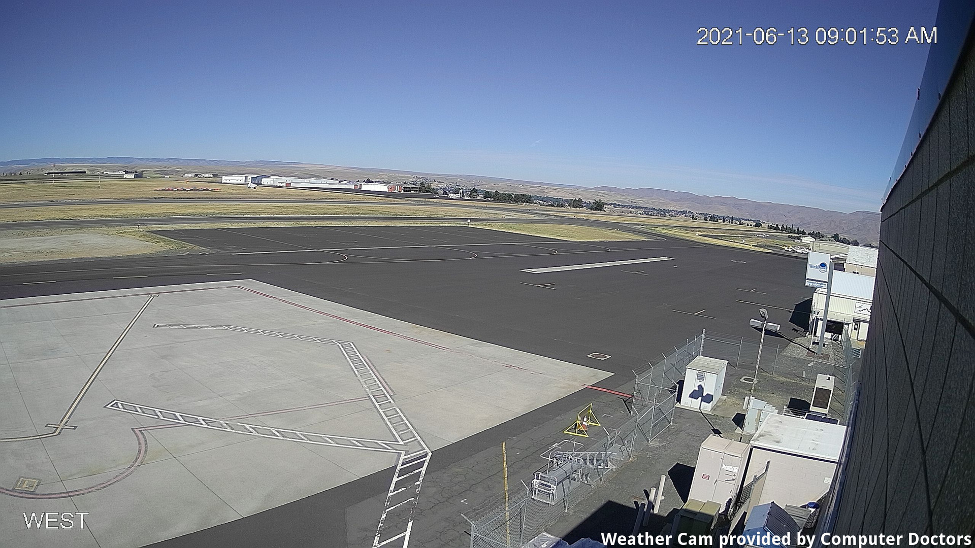 time-lapse frame, West webcam