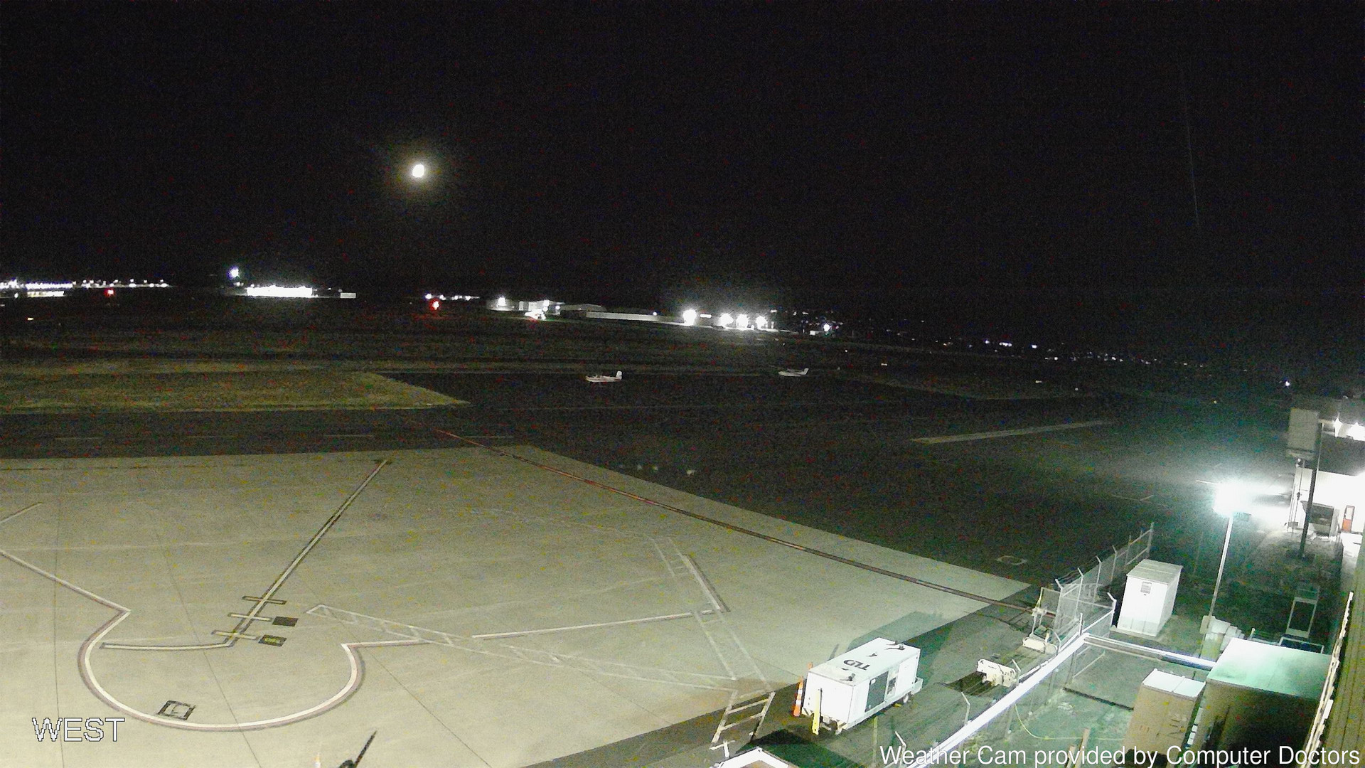 time-lapse frame, West webcam