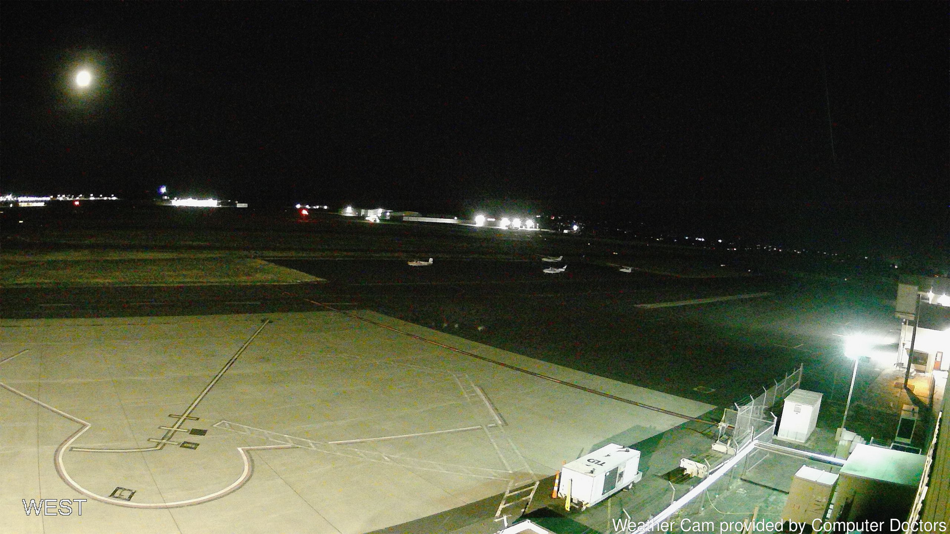 time-lapse frame, West webcam