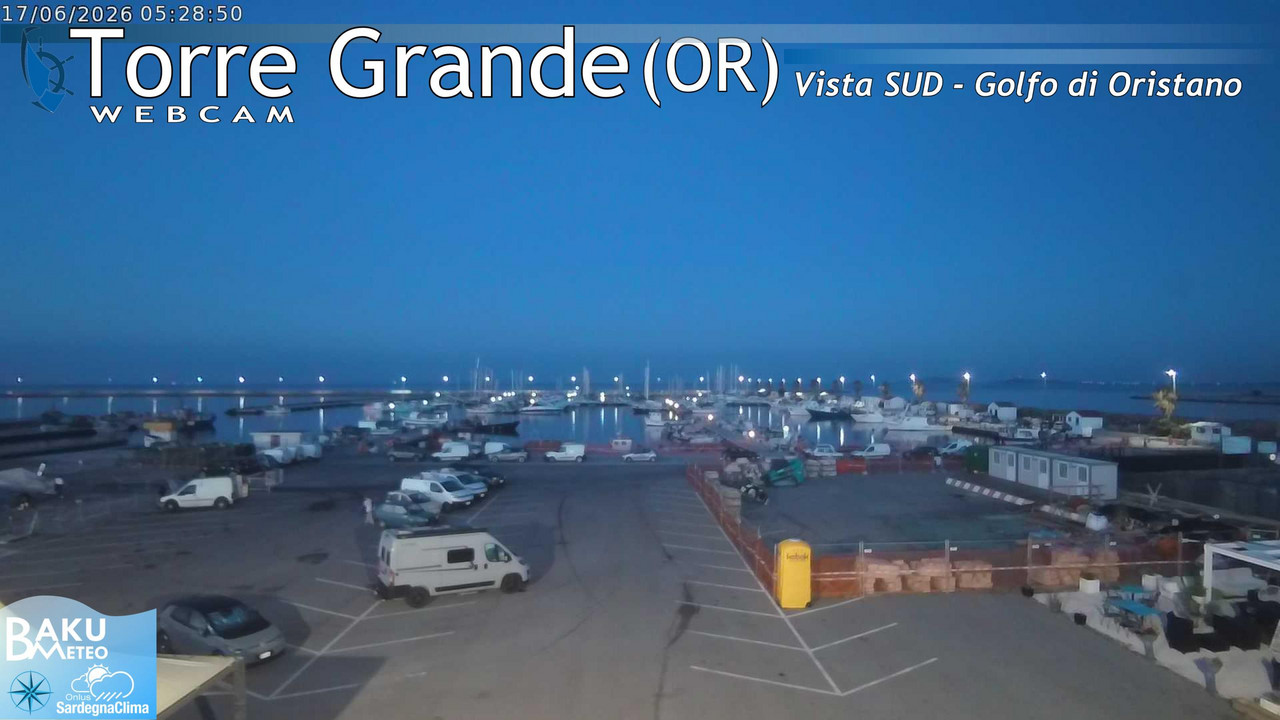 time-lapse frame, Torre Grande webcam