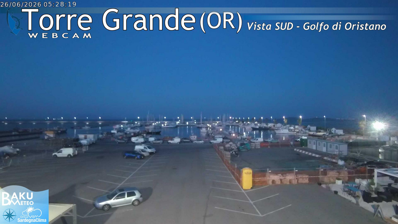 time-lapse frame, Torre Grande webcam