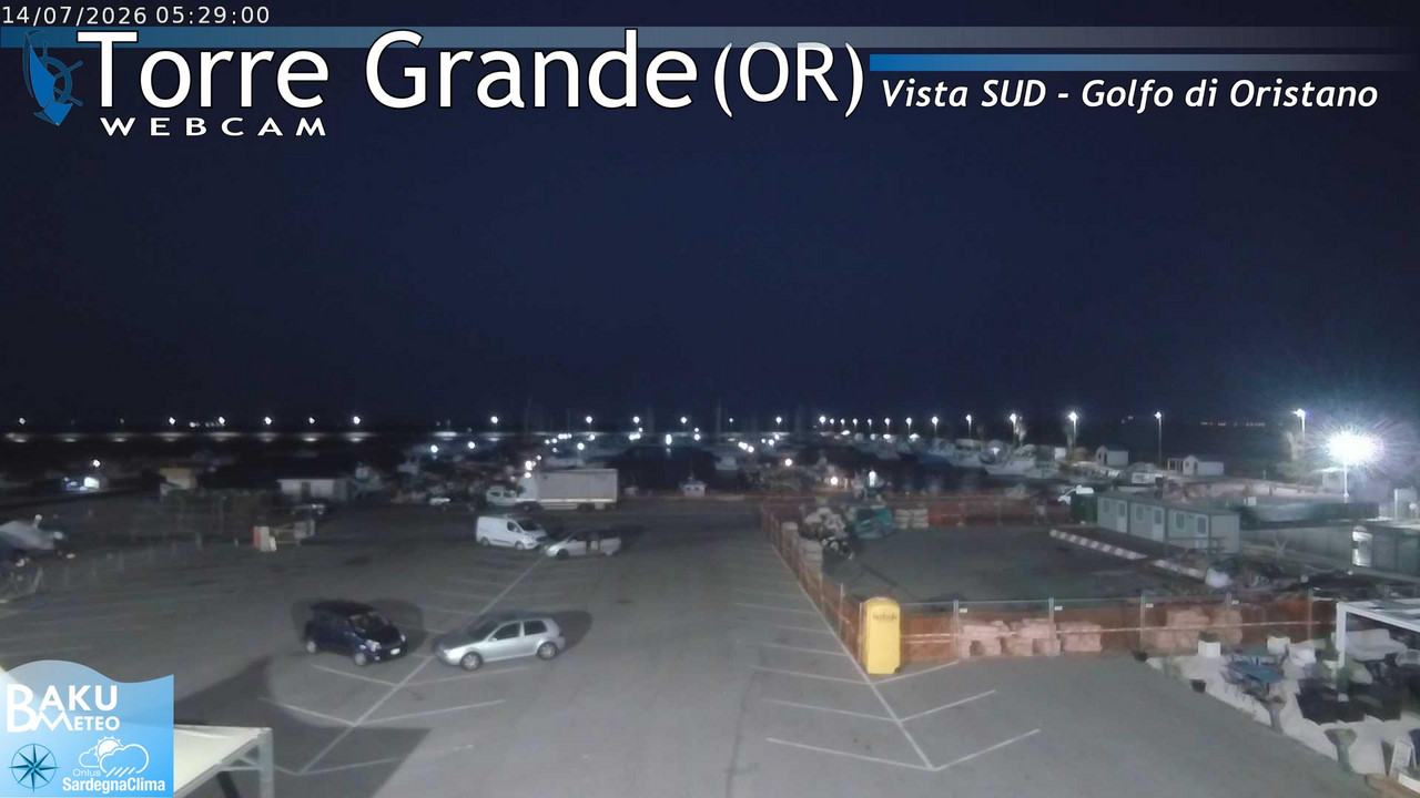time-lapse frame, Torre Grande webcam