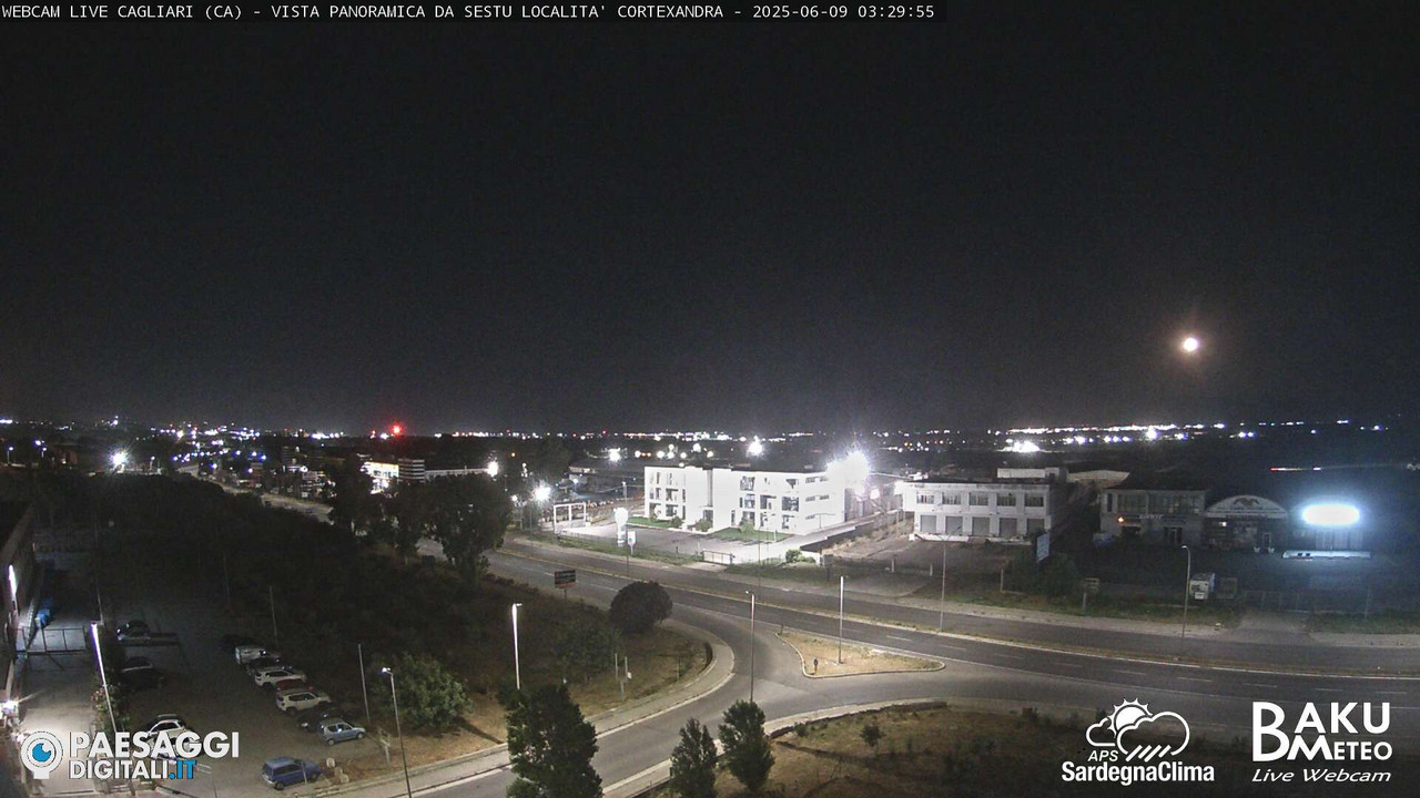 time-lapse frame, Sestu Cortexandra webcam