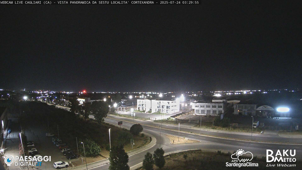 time-lapse frame, Sestu Cortexandra webcam