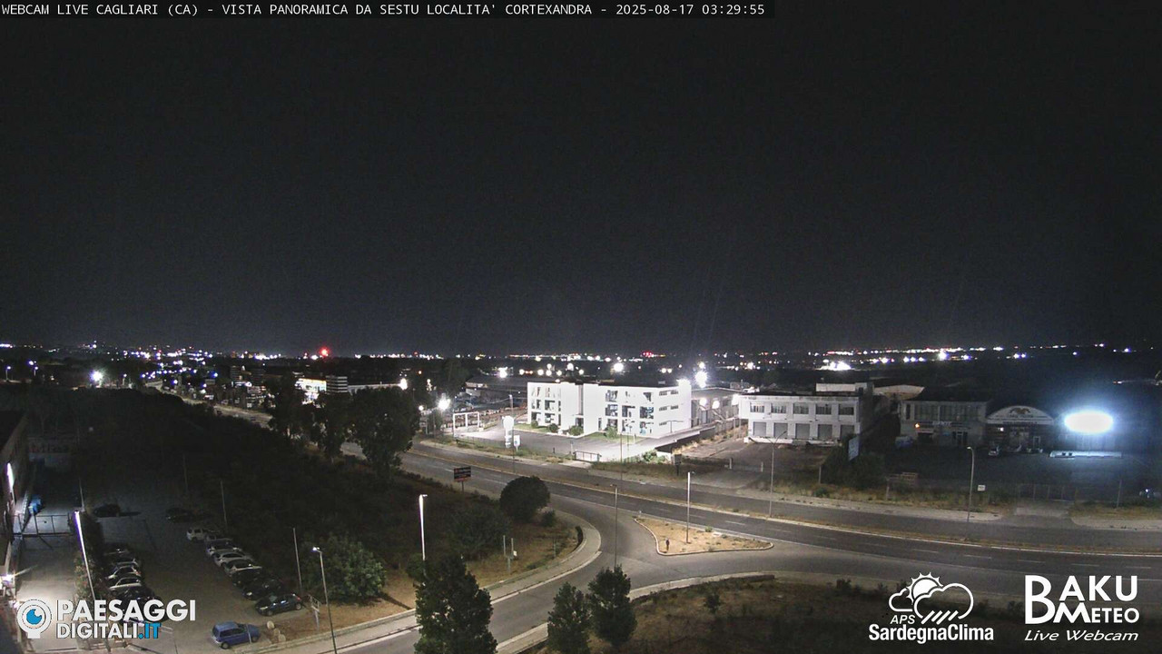 time-lapse frame, Sestu Cortexandra webcam