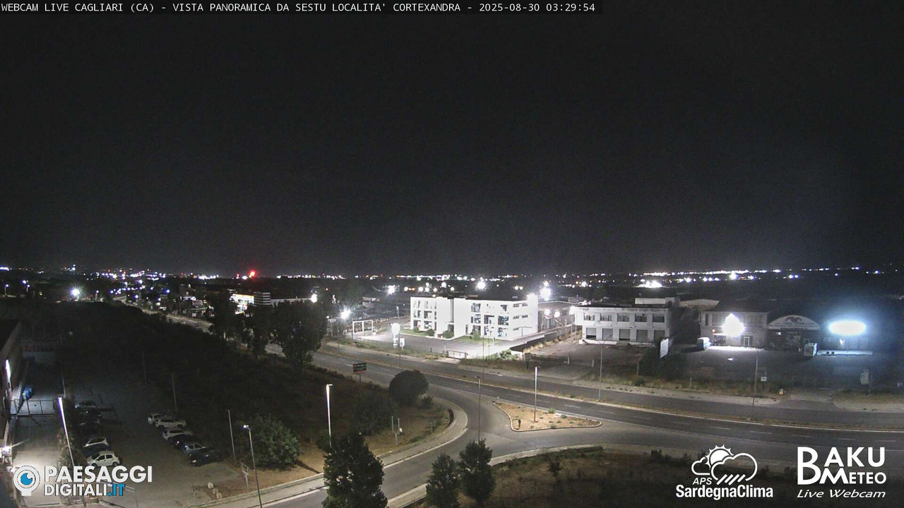 time-lapse frame, Sestu Cortexandra webcam