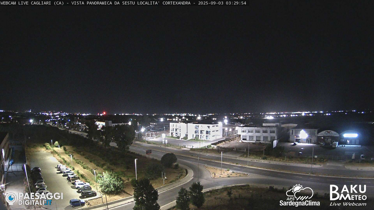 time-lapse frame, Sestu Cortexandra webcam
