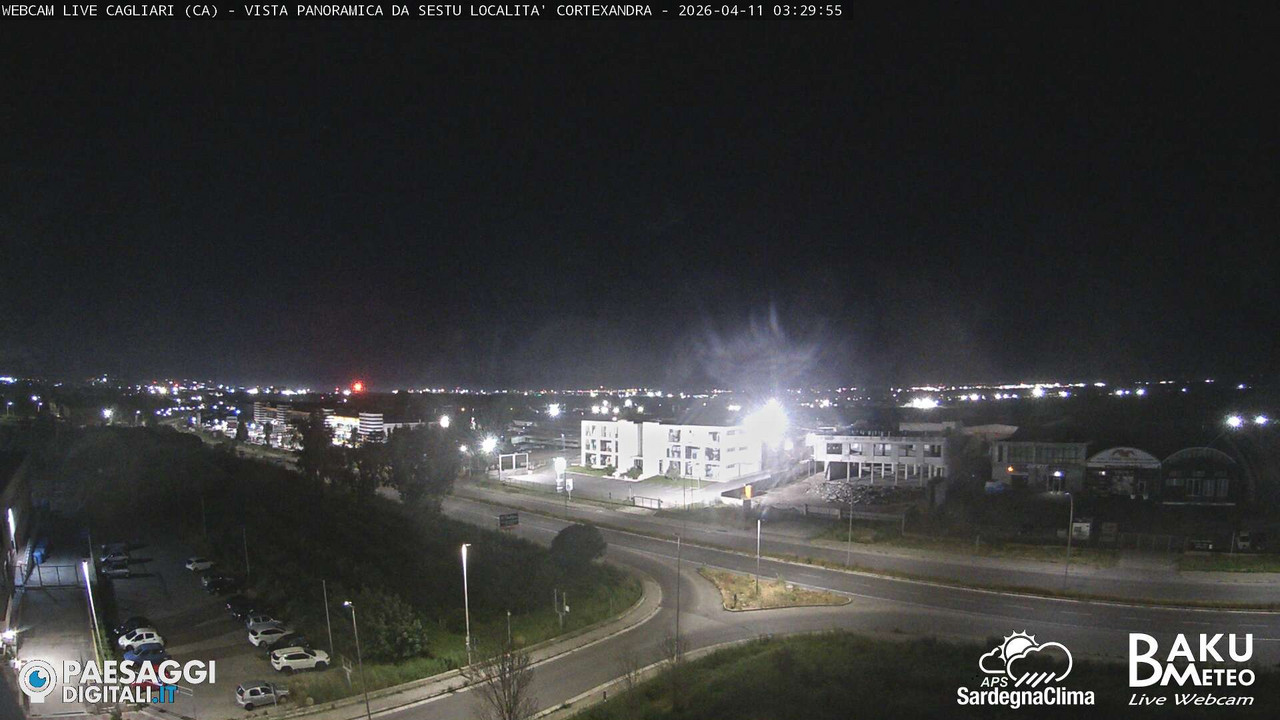 time-lapse frame, Sestu Cortexandra webcam