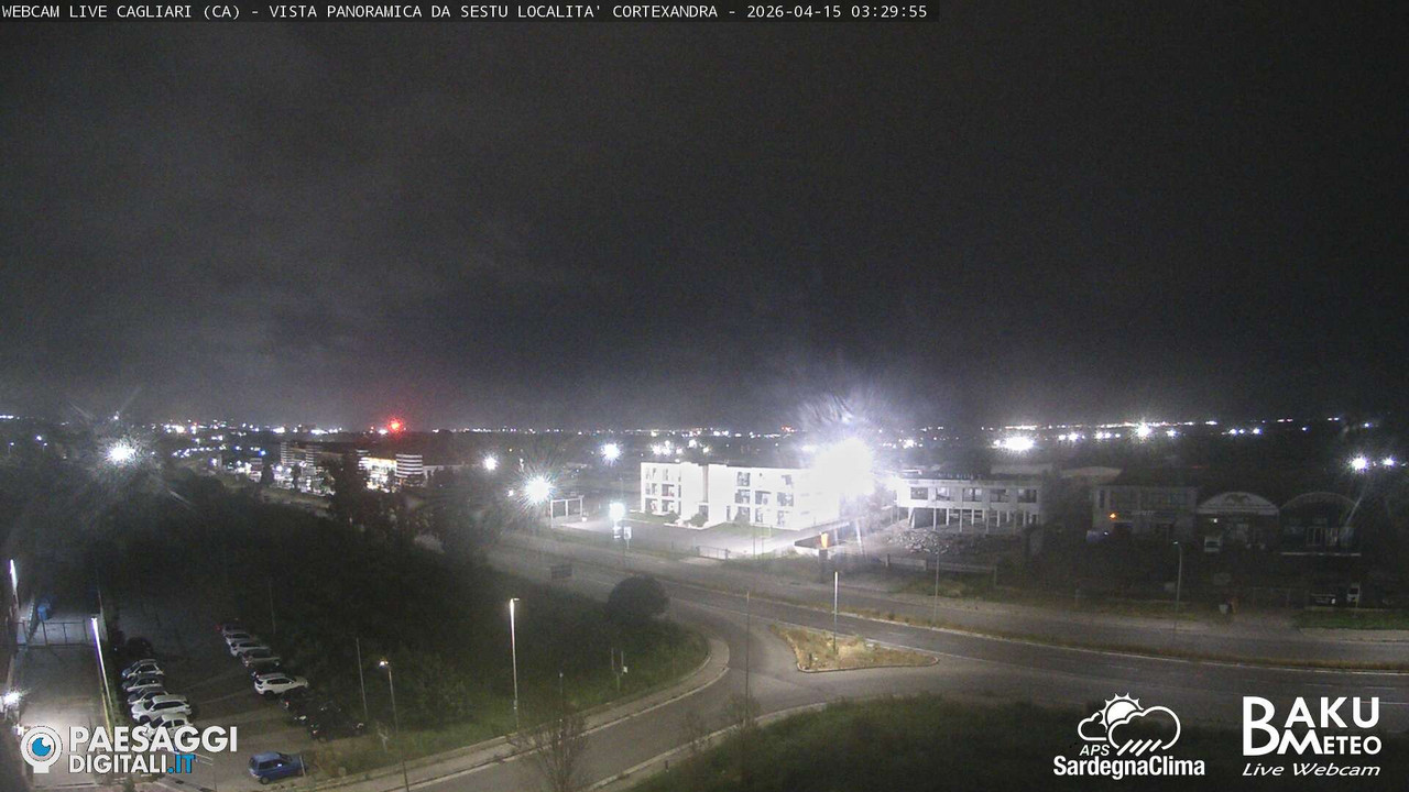 time-lapse frame, Sestu Cortexandra webcam