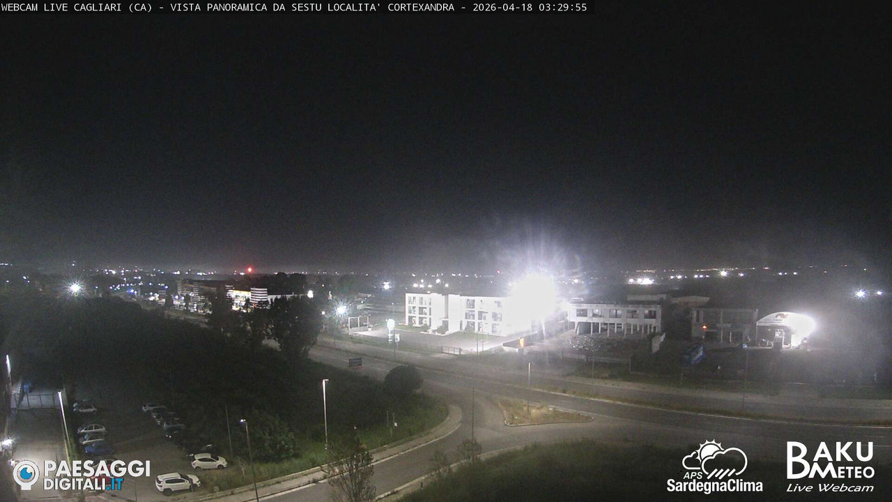 time-lapse frame, Sestu Cortexandra webcam