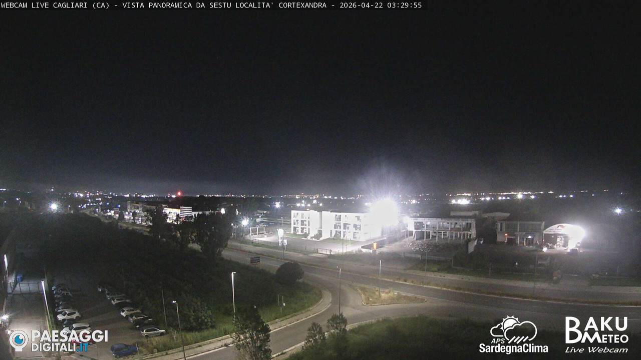 time-lapse frame, Sestu Cortexandra webcam