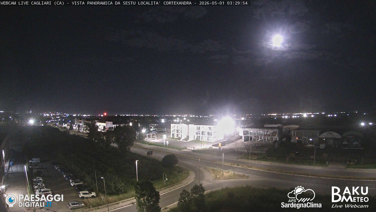 time-lapse frame, Sestu Cortexandra webcam