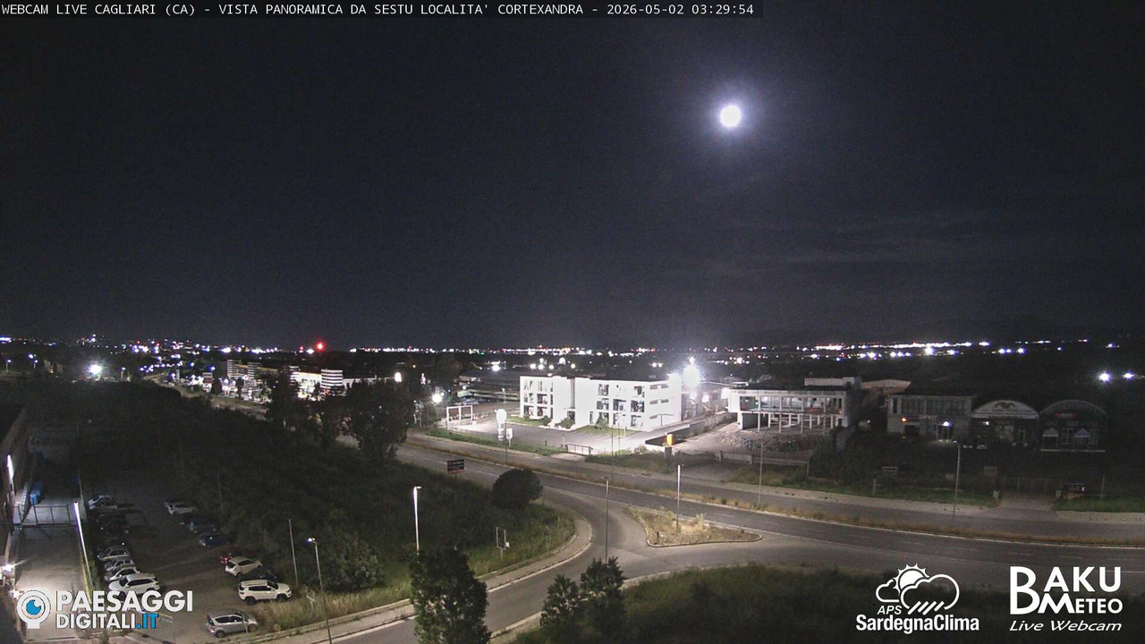 time-lapse frame, Sestu Cortexandra webcam