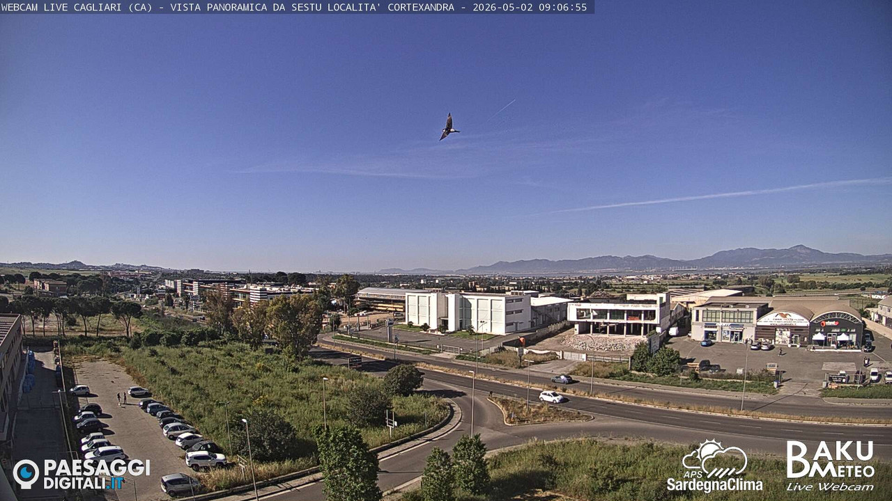 time-lapse frame, Sestu Cortexandra webcam