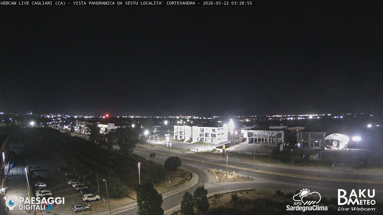 time-lapse frame, Sestu Cortexandra webcam
