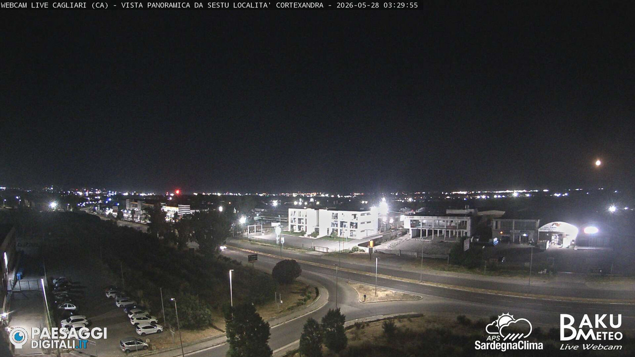 time-lapse frame, Sestu Cortexandra webcam