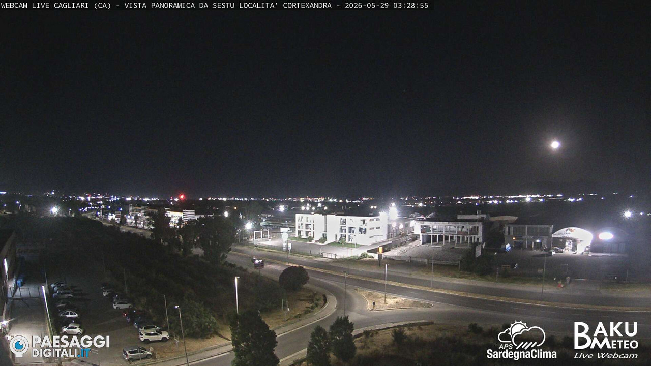 time-lapse frame, Sestu Cortexandra webcam